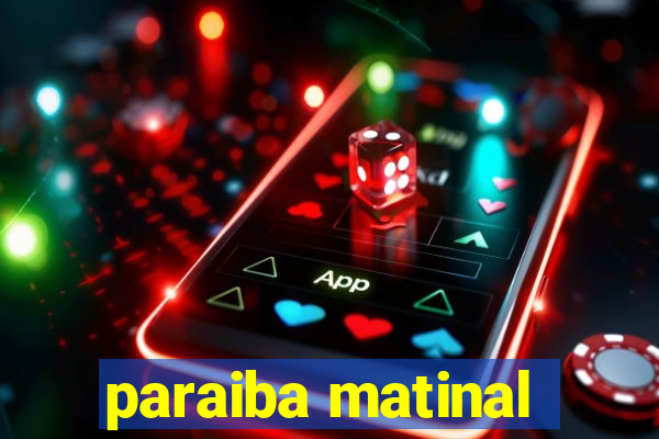 paraiba matinal